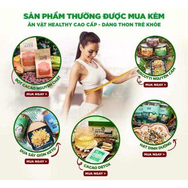 Bột cacao nguyên chất không đường CACAOMI Premium gu đậm ca cao socola chuẩn xuất khẩu 80g/250g/500g - Hình ảnh 8