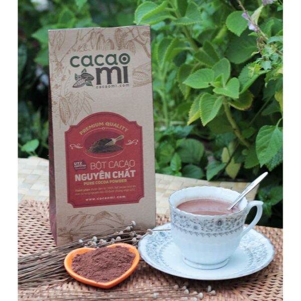 Bột cacao nguyên chất không đường CACAOMI Premium gu đậm ca cao socola chuẩn xuất khẩu 80g/250g/500g - Hình ảnh 3