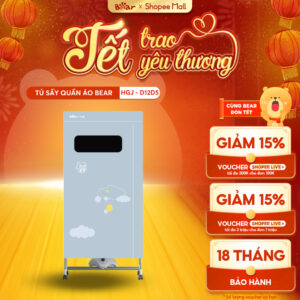 Tủ Sấy Quần Áo Bear